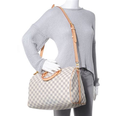 louis vuitton speedy 35 bandouliere damier azur|louis Vuitton Speedy damier ebene.